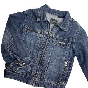 2-3T jean jacket. Dark wash